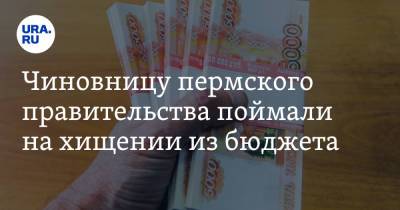 Чиновницу пермского правительства поймали на хищении из бюджета - ura.news - Россия - Пермь - Пермский край
