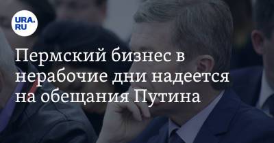 Владимир Путин - Олег Жданов - Пермский бизнес в нерабочие дни надеется на обещания Путина - ura.news - Пермь