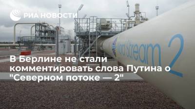 Владимир Путин - Беата Барон - Минэнерго Германии не стало комментировать слова Путина о "Северном потоке — 2" - smartmoney.one - Россия - Германия