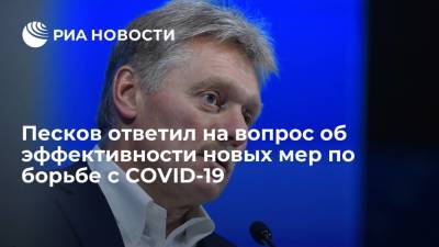 Владимир Путин - Дмитрий Песков - Песков об эффективности предстоящих нерабочих дней в борьбе с СОVID: однозначных цифр нет - ria.ru - Москва - Россия