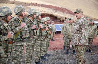 Ильхам Алиев - Осмотрены боевые позиции в Кяльбаджаре и Лачине - trend.az - Азербайджан - район Кельбаджарский - район Лачинский