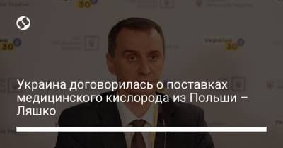 Виктор Ляшко - Украина договорилась о поставках медицинского кислорода из Польши – Ляшко - liga.net - Украина - Польша