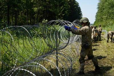 ЕС отказался спонсировать строительство забора на границе Литвы с Белоруссией - lenta.ru - Белоруссия - Польша - Литва - Ляйен