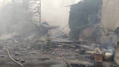 Александр Чуприян - Появилось видео из разрушенного из-за пожара цеха завода под Рязанью - vm.ru - Россия - Рязанская обл. - Рязань
