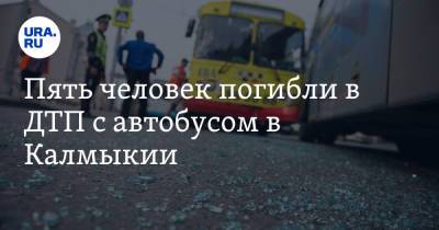 Пять человек погибли в ДТП с автобусом в Калмыкии. Видео - ura.news - Санкт-Петербург - Махачкала - Воронежская обл. - респ. Калмыкия