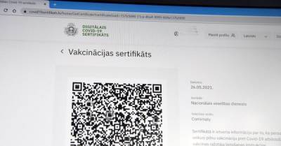 Открыт сбор подписей за продление действия сертификата Covid-19 - rus.delfi.lv - Латвия