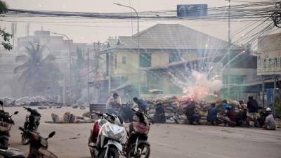 Мин Аун Хлайн - Повстанцы атаковали пост силовиков в крупнейшем городе Мьянмы — Янгоне - anna-news.info - Бирма - Янгон