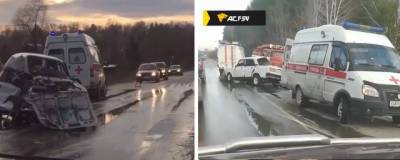 В Новосибирске в лобовом столкновении пострадали два водителя - runews24.ru - Россия - Новосибирск - Новосибирская обл.