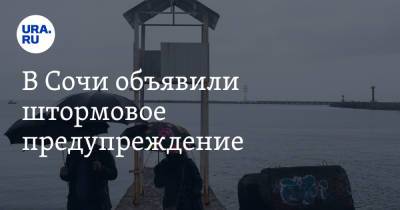 В Сочи объявили штормовое предупреждение - ura.news - Сочи
