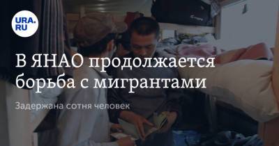 В ЯНАО продолжается борьба с мигрантами. Задержана сотня человек - ura.news - Россия - Таджикистан - окр. Янао - район Тазовский