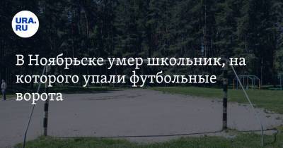 В Ноябрьске умер школьник, на которого упали футбольные ворота - ura.news - Россия - Ноябрьск