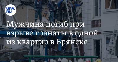 Мужчина погиб при взрыве гранаты в одной из квартир в Брянске - ura.news - Россия - Брянск