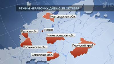 В шести российских регионах наступил режим нерабочих дней - 1tv.ru - Нижний Новгород - Ростовская обл.