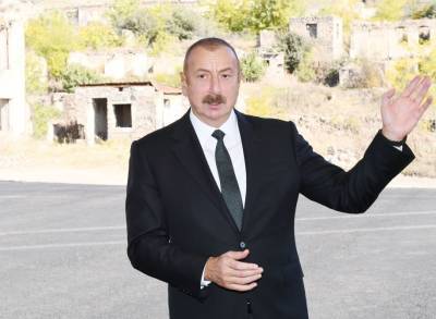 Ильхам Алиев - Президент Ильхам Алиев - Президент Ильхам Алиев: Вторая Карабахская война показала нашу силу и наш национальный дух - trend.az - район Губадлинский