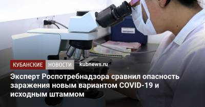 Камиль Хафизов - Эксперт Роспотребнадзора сравнил опасность заражения новым вариантом COVID-19 и исходным штаммом - kubnews.ru - Россия - Англия