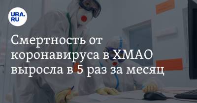 Смертность от коронавируса в ХМАО выросла в 5 раз за месяц - ura.news - Югра