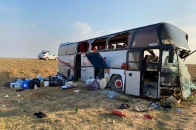 В Калмыкии задержан владелец автобуса, столкнувшегося с «Камазом» - aif.ru - Россия - Махачкала - Астрахань - респ. Калмыкия