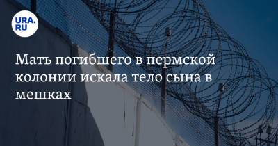 Мать погибшего в пермской колонии искала тело сына в мешках - ura.news - Пермский край