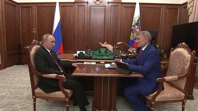 Владимир Путин - Герман Греф - Как идет восстановление экономики, президент обсудил с председателем правления Сбербанка - 1tv.ru