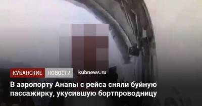 В аэропорту Анапы с рейса сняли буйную пассажирку, укусившую бортпроводницу - kubnews.ru - Москва - Анапа - Краснодарский край