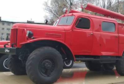 Ленинградские спасатели реставрируют автоцистерну 1960-х годов для экспозиции в Кировске - online47.ru - Ленинградская обл. - Кировск