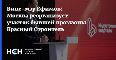 Владимир Ефимов - Вице-мэр Ефимов: Москва реорганизует участок бывшей промзоны Красный Строитель - nsn.fm - Москва