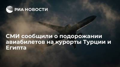 Владимир Путин - "Известия": цены на авиабилеты в Египет и Турцию достигли 350-450 тысяч рублей - ria.ru - Москва - Египет - Турция
