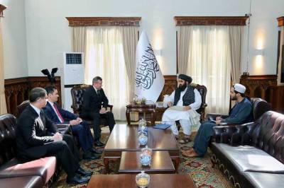 Забиулла Муджахид - Представители «Талибана» снова обсудили строительство ТАПИ с послом Туркменистана в Кабуле - hronikatm.com - Туркмения - Кабул - Twitter