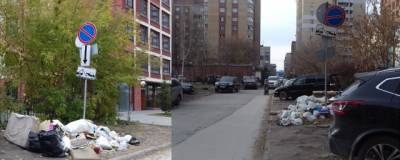 Новосибирцы устроили стихийную свалку вокруг знака в центре города - runews24.ru - Новосибирск