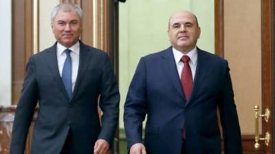 Владимир Путин - Вячеслав Володин - Михаил Мишустин - Володин: Госдума будет отвечать за бюджет РФ совместно с правительством - vm.ru - Россия