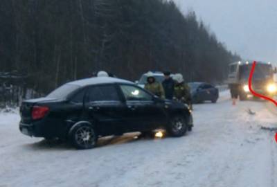 В Сосногорском районе начинающий водитель проигнорировал знак и попал в больницу - bnkomi.ru - респ. Коми - Сыктывкар - район Сосногорский