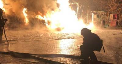 На АЗС в пригороде Харькова взорвался резервуар с газом: сгорели две фуры (ФОТО, ВИДЕО) - delo.ua - Украина - Киев - Харьковская обл. - Харьков