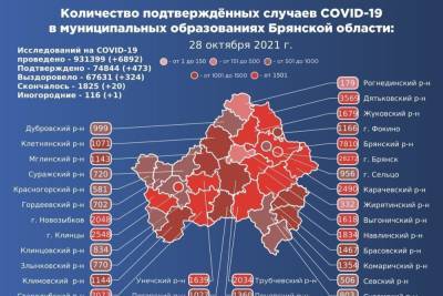 Смертность и заболеваемость ковидом на Брянщине продолжают расти - mk.ru - Брянская обл.