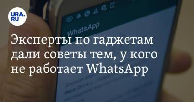 Эксперты по гаджетам дали советы тем, у кого не работает WhatsApp - ura.news