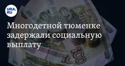 Многодетной тюменке задержали социальную выплату. «Нет денег в бюджете» - ura.news - Тюменская обл.
