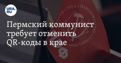 Дмитрий Махонин - Пермский коммунист требует отменить QR-коды в крае - ura.news - Россия - Пермский край