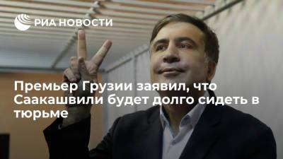 Михаил Саакашвили - Ираклий Гарибашвили - Премьер Грузии Гарибашвили: экс-президент Саакашвили будет долго сидеть в тюрьме - ria.ru - Украина - Грузия - Тбилиси