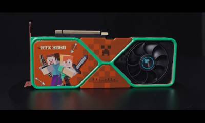 Фанатам Minecraft предложили купить и самим собрать видеокарту GeForce RTX 3080 - actualnews.org