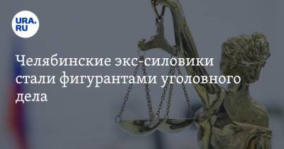 Челябинские экс-силовики стали фигурантами уголовного дела - ura.news - Россия - Челябинская обл. - Челябинск
