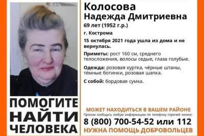 Костромской отряд «ЛизаАлерт» сообщает об успешном завершении поисков 69-летней пенсионерки - kostroma.mk.ru