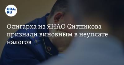 Олигарха из ЯНАО Ситникова признали виновным в неуплате налогов - ura.news - окр. Янао