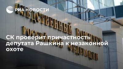 Валерий Рашкин - Сергей Обухов - СК проверит причастность депутата Госдумы от фракции КПРФ Рашкина к незаконной охоте - ria.ru - Москва - Россия - Саратовская обл.