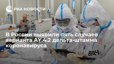 Камиль Хафизов - В России выявили пять случаев варианта AY.4.2 дельта-штамма коронавируса - ria.ru - Москва - Россия - Московская обл. - респ. Татарстан - Казань