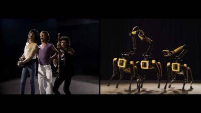 Роботы Boston Dynamics сплясали вместе с Rolling Stones в новой версии их клипа (видео) - lenta.ua - Украина - Англия - Boston