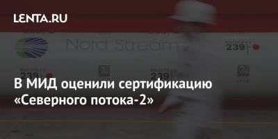Алексей Миллер - Александр Грушко - В МИД оценили сертификацию «Северного потока-2» - smartmoney.one - Россия - Германия