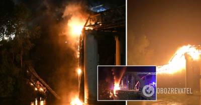 Пожар в Риме уничтожил старинный мост – фото, видео и все подробности - obozrevatel.com - Италия - Рим