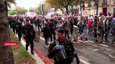 Французы протестуют против роста цен на газ и бензин. Хранилища страны заполнены не полностью - grodnonews.by - Белоруссия - Франция - Париж