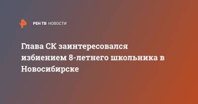 Александр Бастрыкин - Глава СК заинтересовался избиением 8-летнего школьника в Новосибирске - ren.tv - Россия - Новосибирск