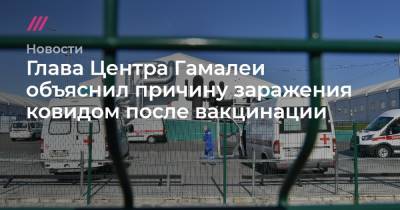 Глава Центра Гамалеи объяснил причину заражения ковидом после вакцинации - tvrain.ru - Россия