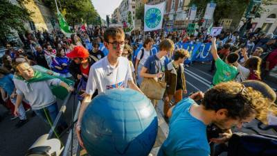 Эммануэль Макрон - Джо Байден - "Пятницы ради будущего" - саммиту G20 - ru.euronews.com - Англия - Италия - Белоруссия - Франция - Рим - Великобритания